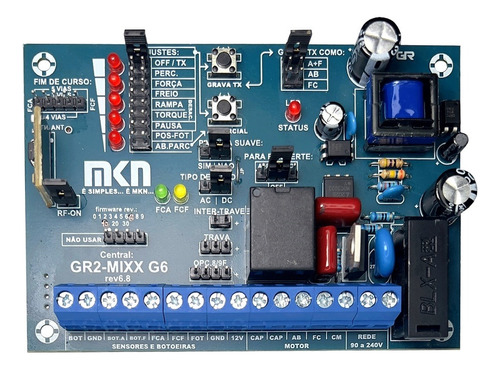 Central Placa Para Motor Garen Seg Gr2 Mixx Mkn