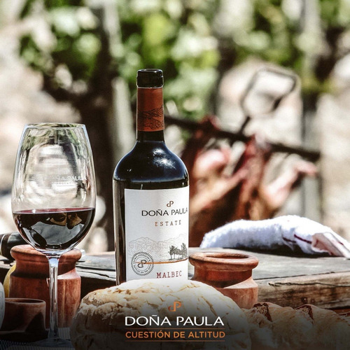 Imagen 4 de 10 de Vino Doña Paula Estate Malbec Cosecha 2021 Caja X 6 X 750ml.