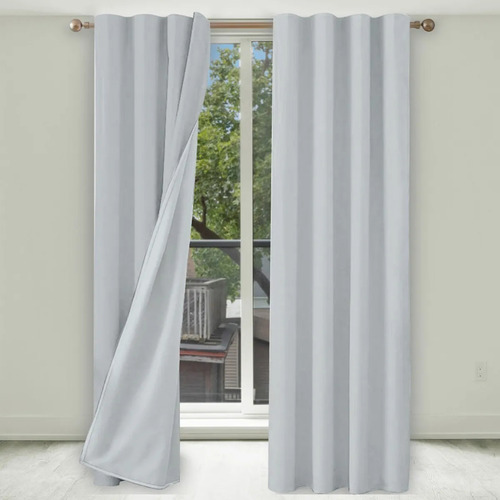 De Cortina Blackout Gruesa Ventana 274 X 213 Cm 2 Paneles