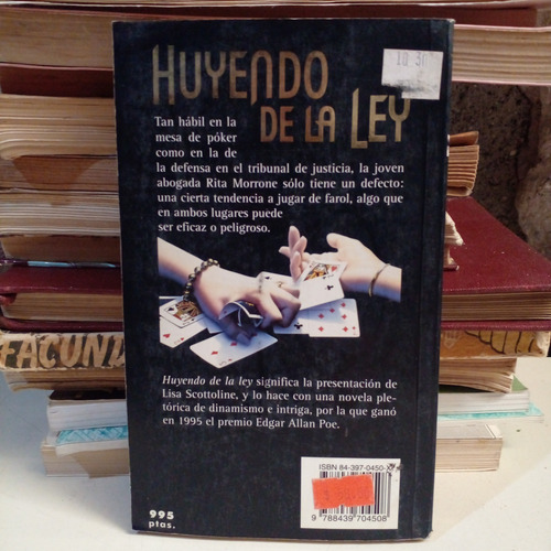 Huyendo De La Ley - Lisa Scottoline (Usado)