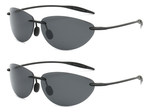 Hi, Gafas De Sol Polarizadas Sin Montura Ultraligeras De 2
