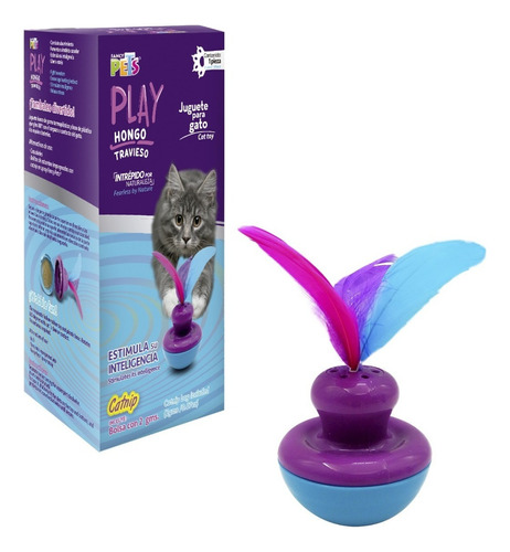 Juguetes Para Gatos Con Catnip Hongo Travieso Fancy Pets