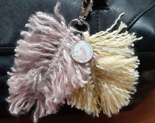Imagen 1 de 3 de Llavero Y/o Protector Identificador De Bolso Unicornio