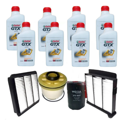 Kit Revisão Oleo Filtro L200 Triton Pajero Dakar 3.2 12...