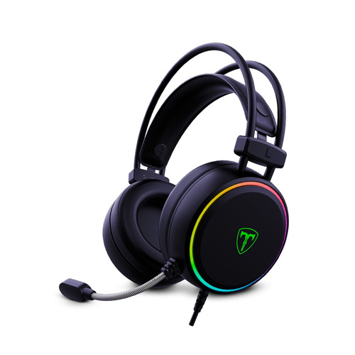Imagen 1 de 5 de Auriculares Gamer T-dagger T-rgh304 Sona Sonido 7.1 Con Luz Rgb Negro