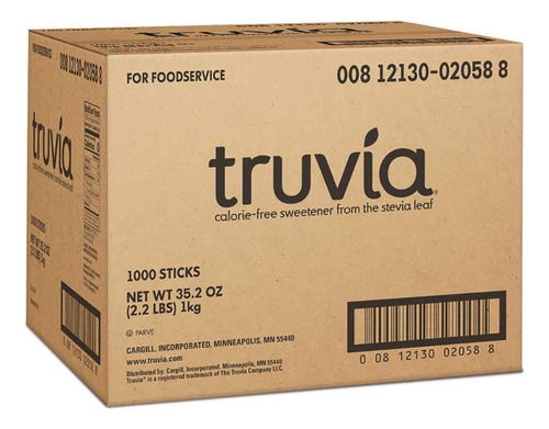 Truvia Natural Stevia Foodsevice 1000 Sobres De 1.13 Gr