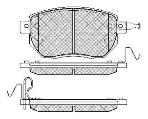 Pastilla De Freno Nissan Altima Iii-iv 2.5-3.5 05/ Delantera
