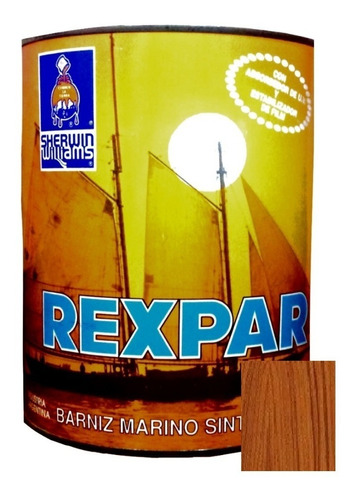 Barniz Rexpar Roble Sherwin Williams 4 Lt Solo Envio