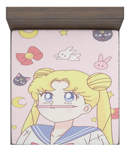 Sailor Moon Anime Frazada Polar Soft Personalizada 220x150 