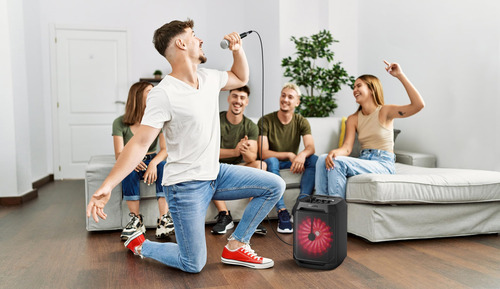 Altavoz Bluetooth Para Fiestas Philips Tax2208 Con Bajos Din
