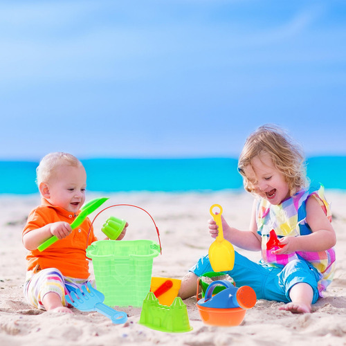 Juego De Juguetes De Arena Para Playa, Paquete De 6 Piezas,