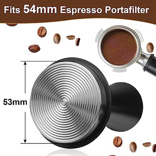D Compactador De Café Expresso 53mm, Com Mola Constante