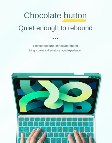 Capa Para Ipadpro (12,9 Polegadas) Com Teclado + Mouse
