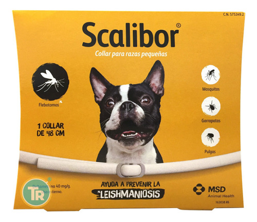 Collar Antiparasitario De Perro - Scalibor Peq Y Med + Envío