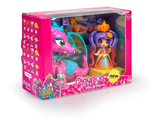 Pinypon Figura Con Dragon Accesorios 15547 Educando