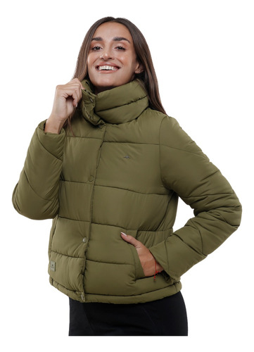 Campera De Mujer Montagne Ane Puffer Simil Pluma