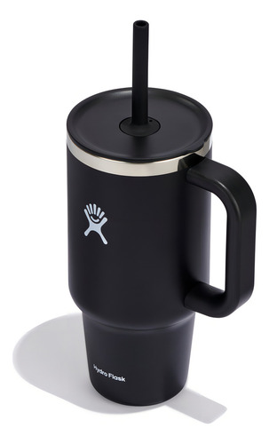 Hydro Flask All Around Travel Termo C/ Popote 946 Ml Negro