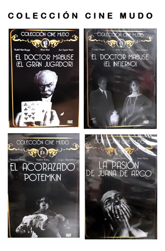 4 Dvd Colección Cine Mudo