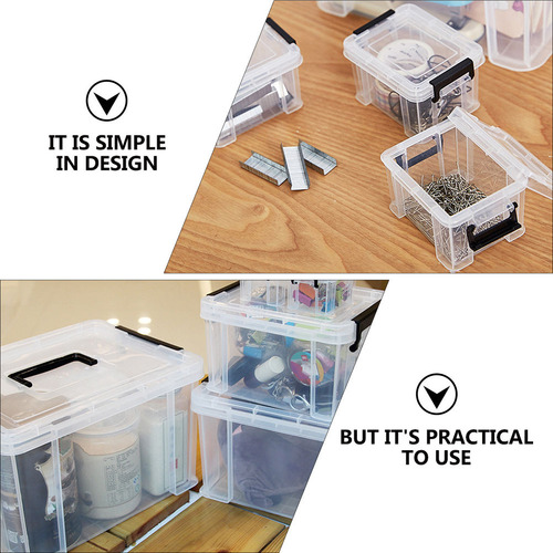 Caja Organizadora De Plástico Pequeña Para Artículos Diverso