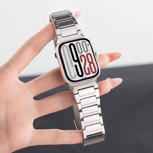 Correa De Acero Inoxidable Para Redmi Watch 5 Active Lite Plata 2.2 Cm