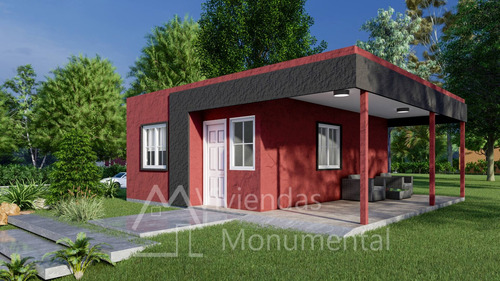 Imagen 6 de 7 de Casas Premoldeadas Modelo Minimalista- Viviendas Monumental