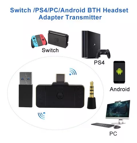 Proceso de fabricación de carreteras Transitorio Aburrir Accesorios Nintendo Switch Conector Auricular Bluetooth