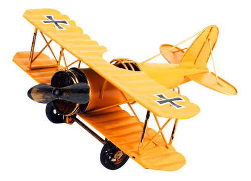 Modelo De Avión Vintage Amarillo, Modelo De Avión Retro Crea