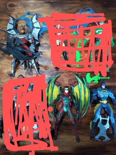 Lote De Figuras De Batman Legends Of The Dark Knigth
