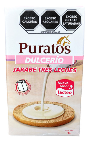 Jarabe Tres Leches Para Pastelería Y Repostería Puratos 1lt