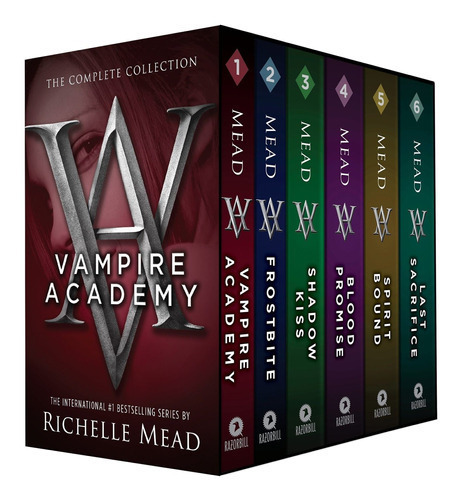 Vampire Academy Box Set 1-6, De Richelle Mead. Editorial Razorbill, Tapa Blanda En Inglés, 2013