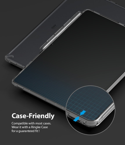 Imagen 8 de 10 de Vidrio Templado Ringke Samsung Tab S7 Plus Gorilla Glass