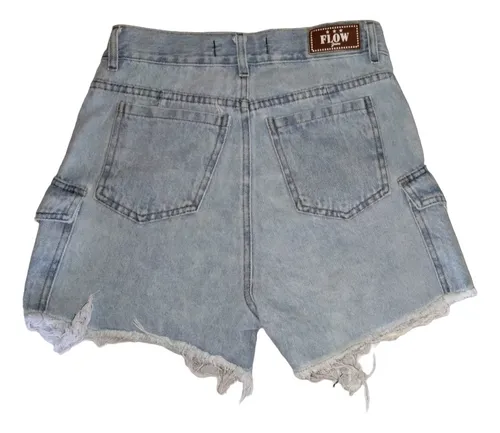 Short de jean tiro alto hotsell