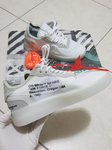 Tenis Nike Air Force 1 Off White Af1 Ponta Entrega 