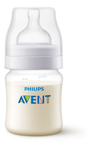 Mamadera Biberon Classic+ Philips Avent De 125ml Scf560/17 Color Transparente