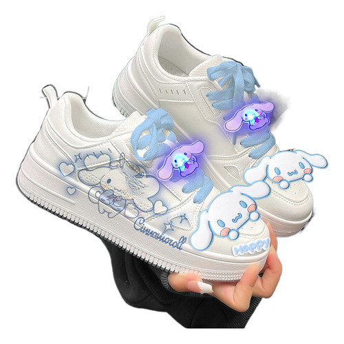 Zapatillas Sanrio Cinnamoroll Blancas Para Mujer