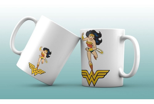 Imagen 3 de 4 de Taza Comic Marvel Batman Superman Wonderwoman Superheroes