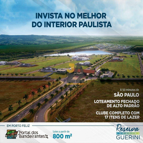 Imagem 17 de 28 de Terreno À Venda, 1462 M² Por R$ 950.683 - Portal Dos Bandeirantes - Ii - Porto Feliz/sp - Te3594