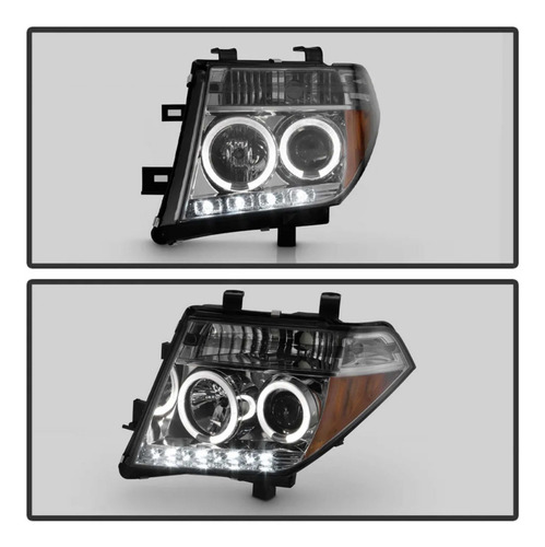 Par Faros Led / Halo Nissan Frontier 2005 2006 2007 2008 Smk