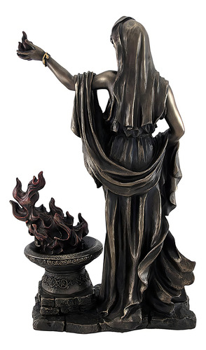 Greek Goddess Hestia Bronzed Statue Roman Vesta