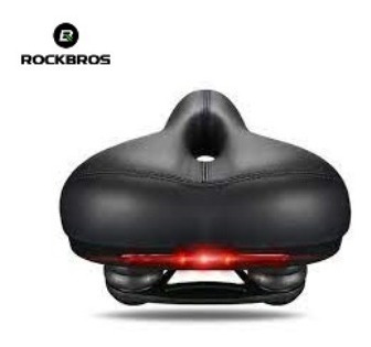 Asiento De Bicicleta Aq-1001 Acolchado Con Luz Rockbros