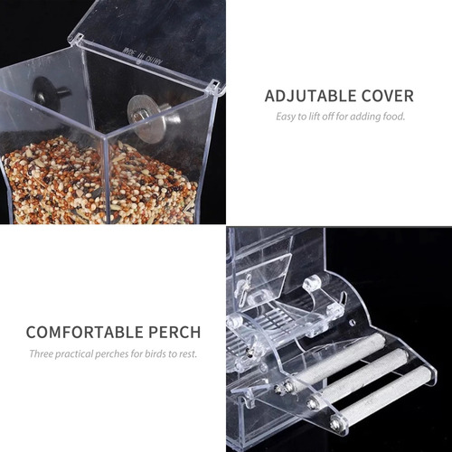 caja de alojamiento para pequeños jardines de pájaros jaula de alimentación colgante decorativo nido de pájaros Hemoton Caseta colgante para el exterior o el jardín