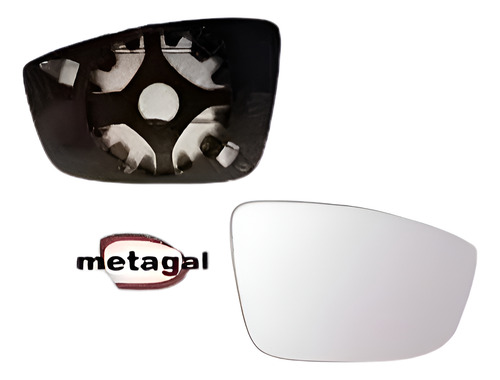 Lente Vidro Com Base Espelho Retrovisor Vw Up Direta