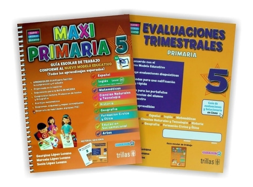 Maxi Primaria 5 Guía Escolar De Trabajo Incluye Evaluaciones