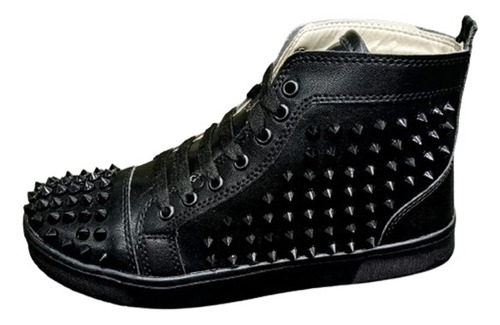 Tenis Negro Estoperoles Clasico Unisex