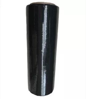 Rollo Película Stretch Vinipel Negro 30cm X 400metros Embal