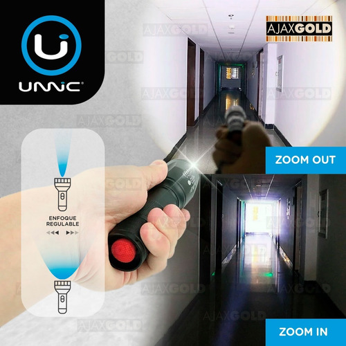 Linterna Led Tactica Bateria Recargable T6 12000 Lumens + Pilas + Funda