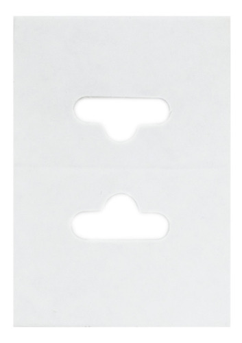 1000 Solapas De Papel Branca Para Joias 6 X 4 Cm