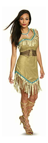 Disguise Women's Pocahontas Deluxe Adult Costume, Multi,