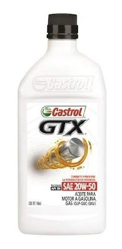 Aceite Castrol Gtx 20w-50 Mineral