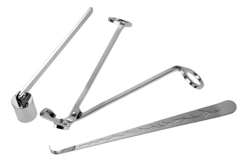Vela Pavio Cortador Trimmer, Snuffer Vela & Dipper, Aço